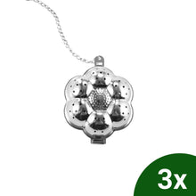 Afbeelding in Gallery-weergave laden, Blended Lifestyle theezeef bloem 3 stuks met lekplaatjes, geschikt voor losse theekruiden