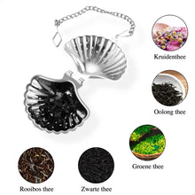 Afbeelding in Gallery-weergave laden, Blended Lifestyle theezeef schelp voor losse theekruiden als rooibos, zwarte, groene, oolong of kruidenthee
